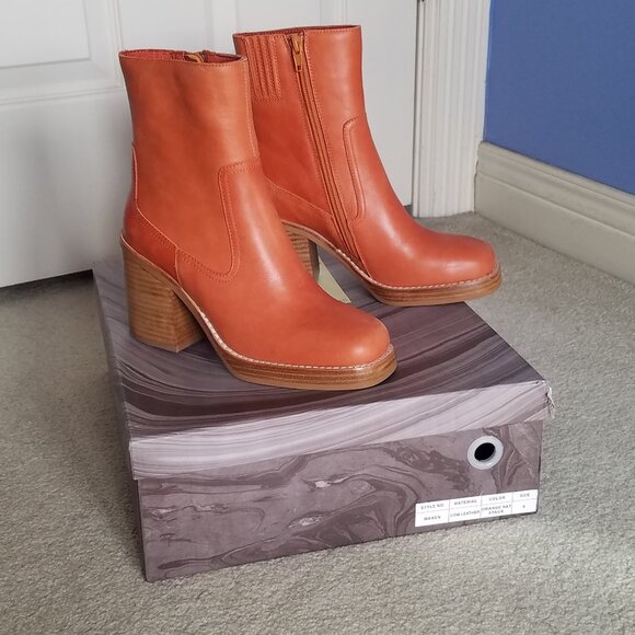 Jeffrey Campbell Maxen Leather Heel Booties - Picture 1 of 7